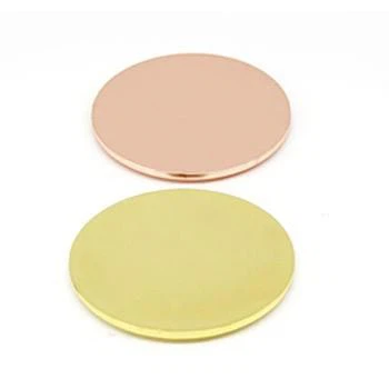 Rose gold candle lid