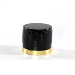 Čierny hliníkový parfumový uzáver