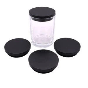 Veko z borovicového dreva na sviečku